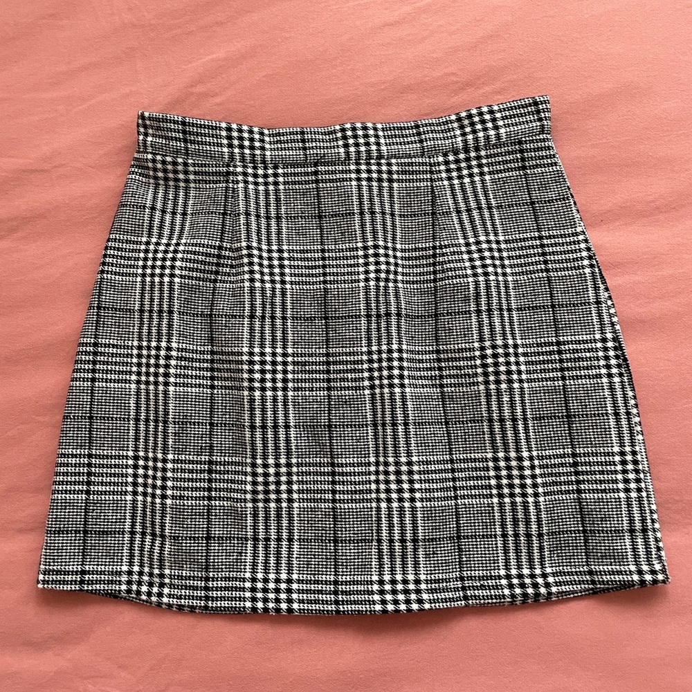 Plaid Mini Skirt